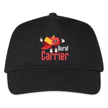 Rural Carrier Mailman Postal Worker - Kids’ Baseball Cap - black - Front