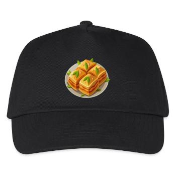 Baklava - Turkish Dessert - Gift - Kids’ Baseball Cap - black - Front