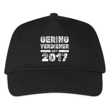 Vintage 2017 - Kids’ Baseball Cap - black - Front