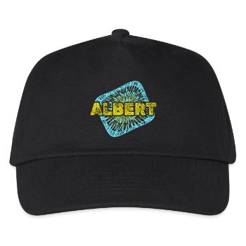 Albert as a leisure time - Kids’ Baseball Cap - black - Front
