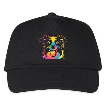 Border Collie - Kids’ Baseball Cap - black - Front