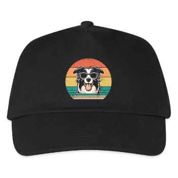 Border Collie - Kids’ Baseball Cap - black - Front