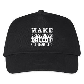 Make Rescue Breed Choice - Kids’ Baseball Cap - black - Front