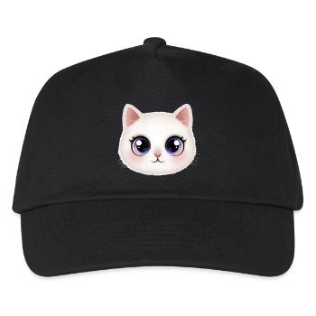 Kätzchen 😻 - Kinder Basecap - Schwarz - Vorne