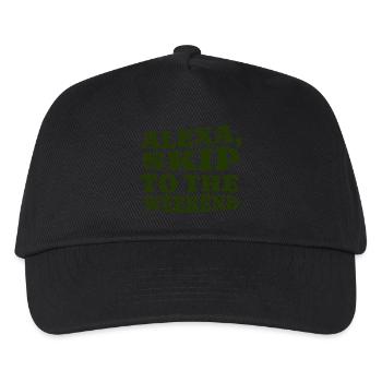 Alexa, Skip to the Weekend - Kids’ Baseball Cap - black - Front
