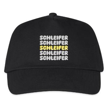 Schleifer - Kinder Basecap - Schwarz - Vorne
