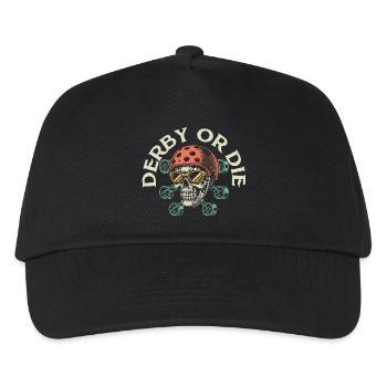 Derby Ou Die Skating Roller Derby - Casquette de baseball Enfant - noir - Devant