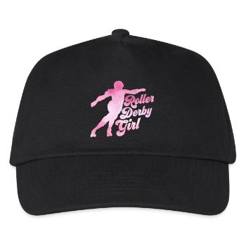 Roller Derby Fille Roller Derby Patinage - Casquette de baseball Enfant - noir - Devant