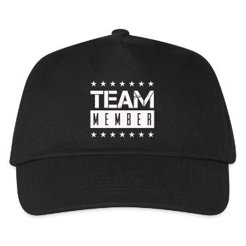 team member - Kinder Basecap - Schwarz - Vorne