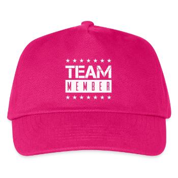 Team Member - Kids’ Baseball Cap - fuchsia - Front