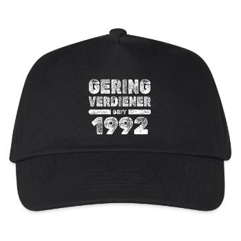 1992 - Kinder Basecap - Schwarz - Vorne
