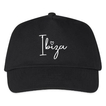Ibiza Heart - Kids’ Baseball Cap - black - Front