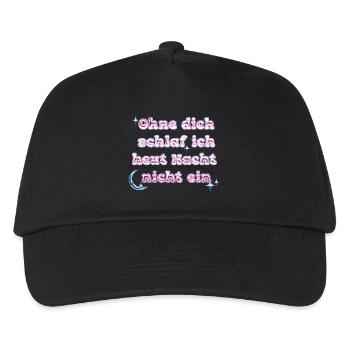 Without You - Y2K Text Design - Kids’ Baseball Cap - black - Front