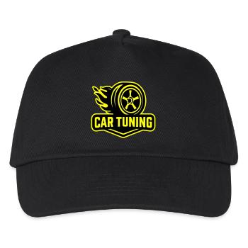 Auto Tuning Autoreifen - Kinder Basecap - Schwarz - Vorne