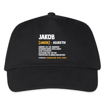 Jacob - Casquette de baseball Enfant - noir - Devant