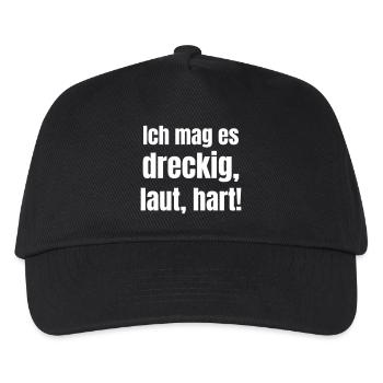 J’aime ça sale, bruyant, dur ! - Casquette de baseball Enfant - noir - Devant