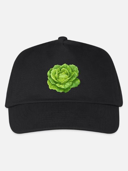 Salat - Kinder Basecap - Schwarz