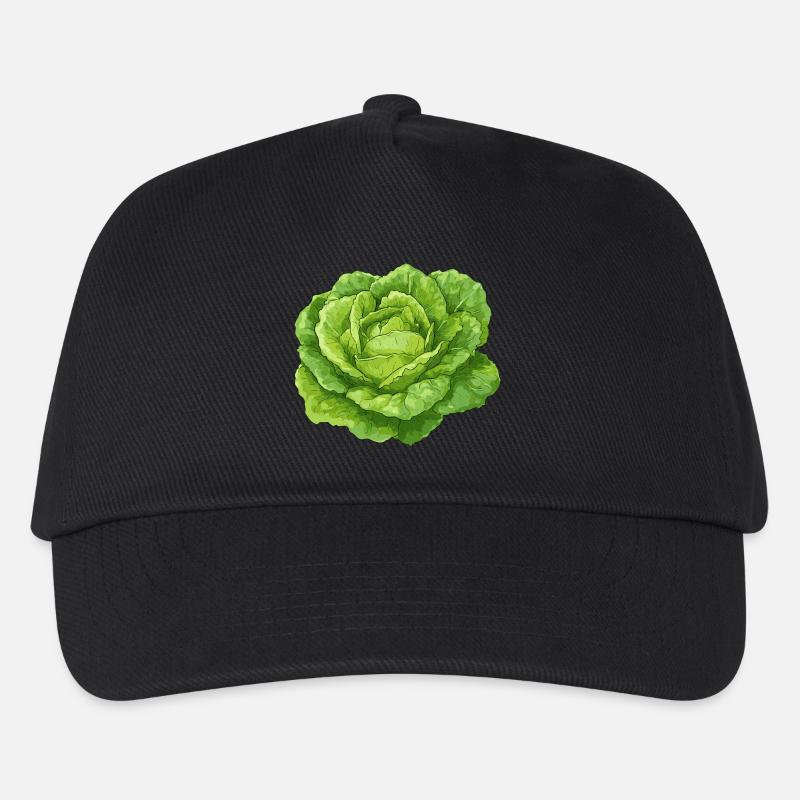 Salat - Kinder Basecap - Schwarz