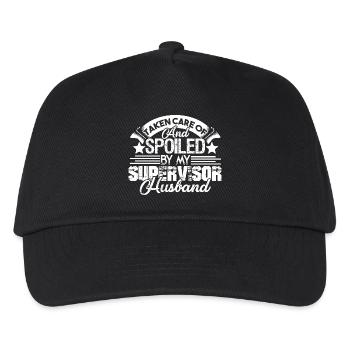 Supervisor Spoiled By My Supervisor - Kids’ Baseball Cap - black - Front