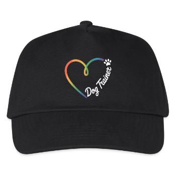 Hundetrainer - Kinder Basecap - Schwarz - Vorne