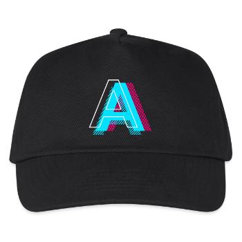 Lettre initiale A - Casquette de baseball Enfant - noir - Devant