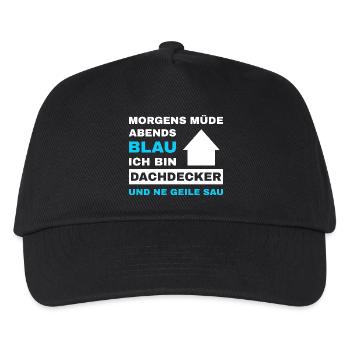 Roofer Roof Roofing Master Roofer - Kids’ Baseball Cap - black - Front