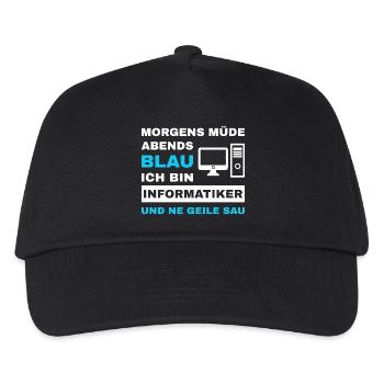 informaticien programmeur admin dictons drôles - Casquette de baseball Enfant - noir - Devant