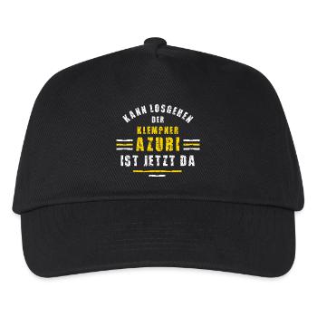 Plumber Trainee Training Apprenticeship Plumber Apprenticeship - Kids’ Baseball Cap - black - Front