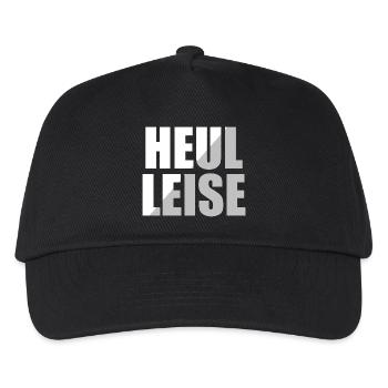 Heul Leise - Kinder Basecap - Schwarz - Vorne