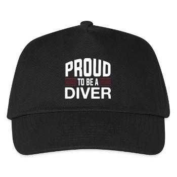 Proud Diver - Kids’ Baseball Cap - black - Front