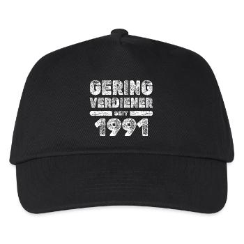 1991 - Kids’ Baseball Cap - black - Front