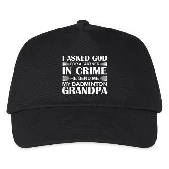 Badminton Papi - Casquette de baseball Enfant - noir - Devant