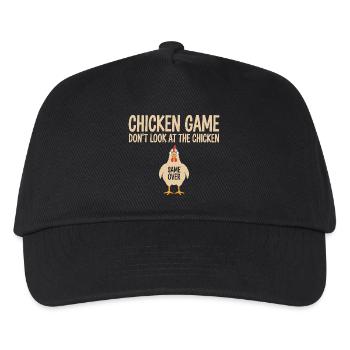 Game Theory Chickens Game - Kids’ Baseball Cap - black - Front