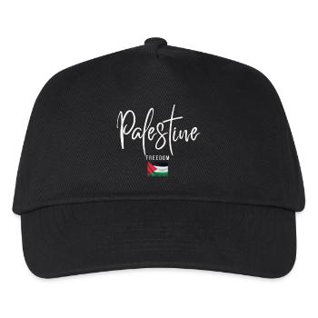 I love Palestine, free Palestine - Kids’ Baseball Cap - black - Front