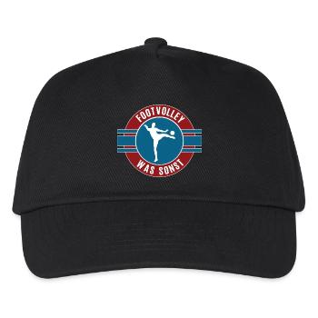 Footvolley Team Footvolley Player - Kids’ Baseball Cap - black - Front