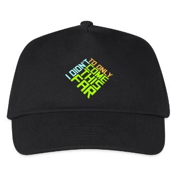 Je ne suis pas venu jusqu’ici pour seulement venir jusqu’ici Devise - Casquette de baseball Enfant - noir - Devant