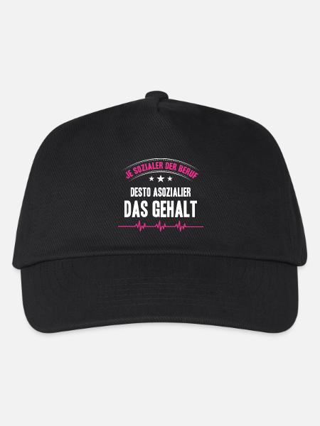 Pflegerin Geschenke Pflege Lustig Krankenpflegerin - Kinder Basecap - Schwarz