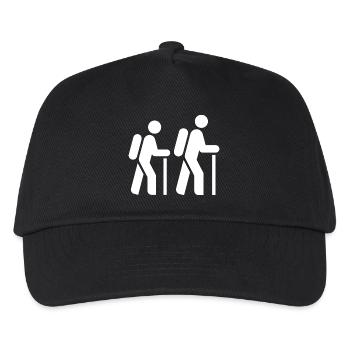 Hiker, Pilgrim, Tourist, Pilgrimage Route - Kids’ Baseball Cap - black - Front