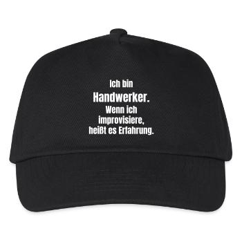 I'm a craftsman saying - Kids’ Baseball Cap - black - Front