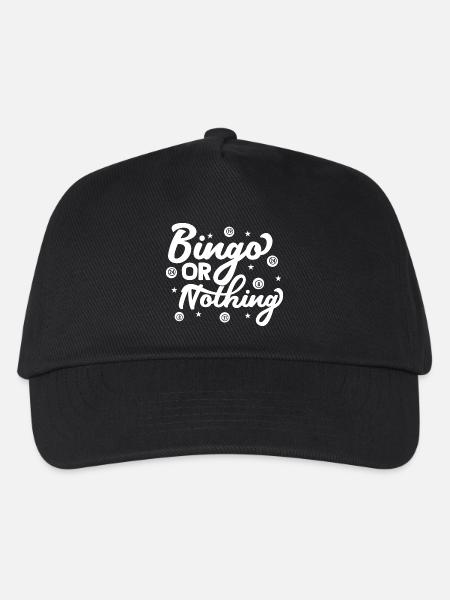 Bingo Player Bingo Or Nothing Bingo - Basecap til børn - sort