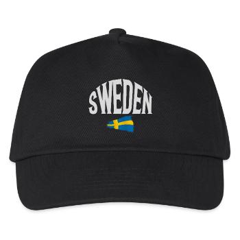 Sweden - Kids’ Baseball Cap - black - Front
