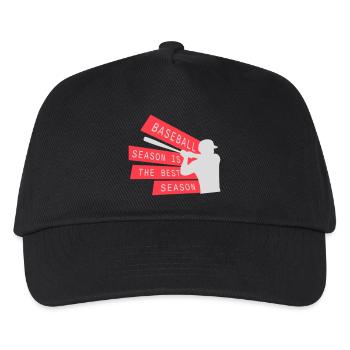 Baseball Season Is The Best Season Fan Game Sports - Kids’ Baseball Cap - black - Front