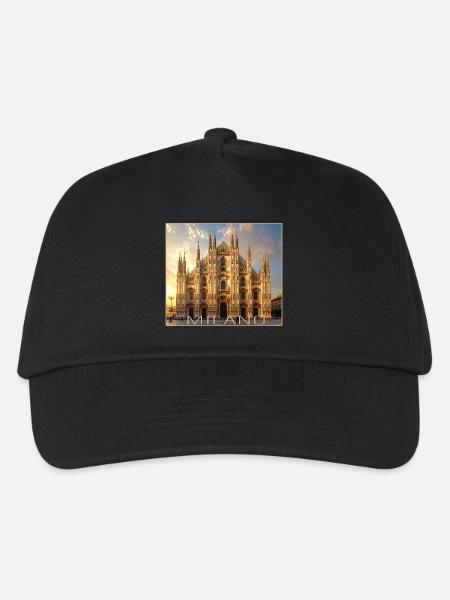 Milan, Milano, Duomo - Kids’ Baseball Cap - black