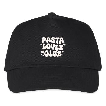 Pasta-Liebhaberclub - Kinder Basecap - Schwarz - Vorne