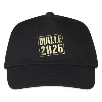 Malle 2026 - Kids’ Baseball Cap - black - Front