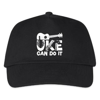 Hawaiian Ukulele Uke Uke Can Do It - Kids’ Baseball Cap - black - Front
