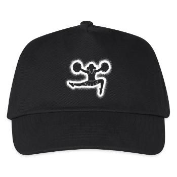 Cheerleading Damen Kinder Mädchen Cheerleader - Kinder Basecap - Schwarz - Vorne