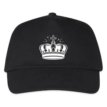Crown Symbol - Kids’ Baseball Cap - black - Front