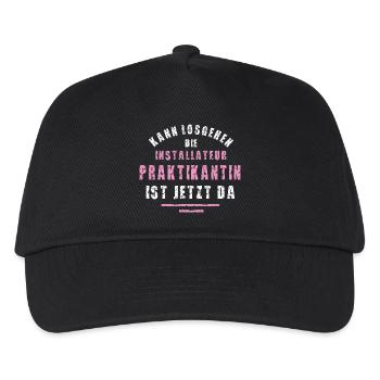 Plumber Intern Thank You Internship - Kids’ Baseball Cap - black - Front