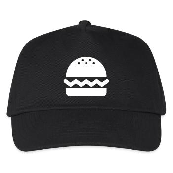 Hamburgers, burgers - Casquette de baseball Enfant - noir - Devant